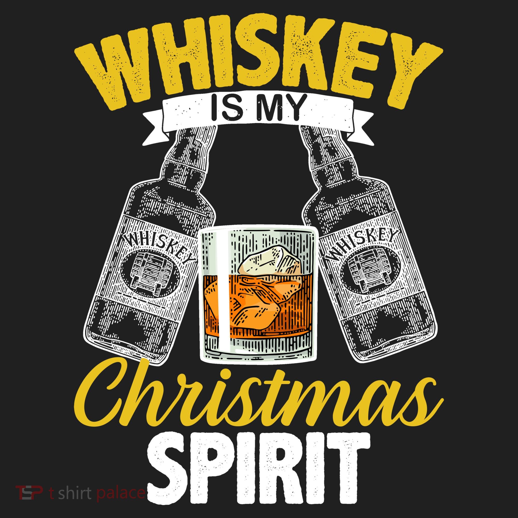 Whiskey Is My Christmas Spirit Women's Sweatshirt