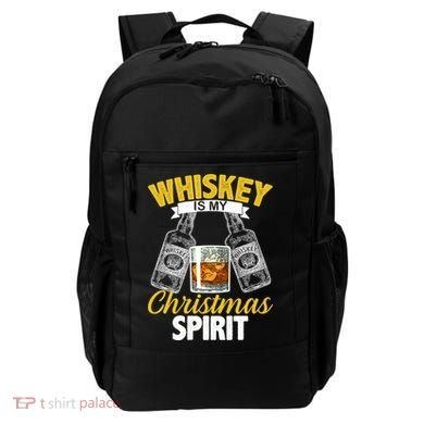 Whiskey Is My Christmas Spirit Backpack