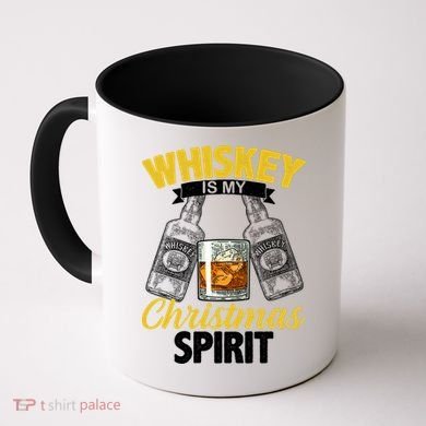 Whiskey Is My Christmas Spirit Coffee Mug