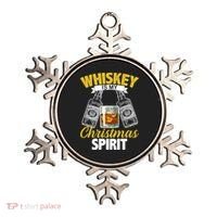 Whiskey Is My Christmas Spirit Ornament thumb 0