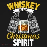 Whiskey Is My Christmas Spirit Ornament thumb 1