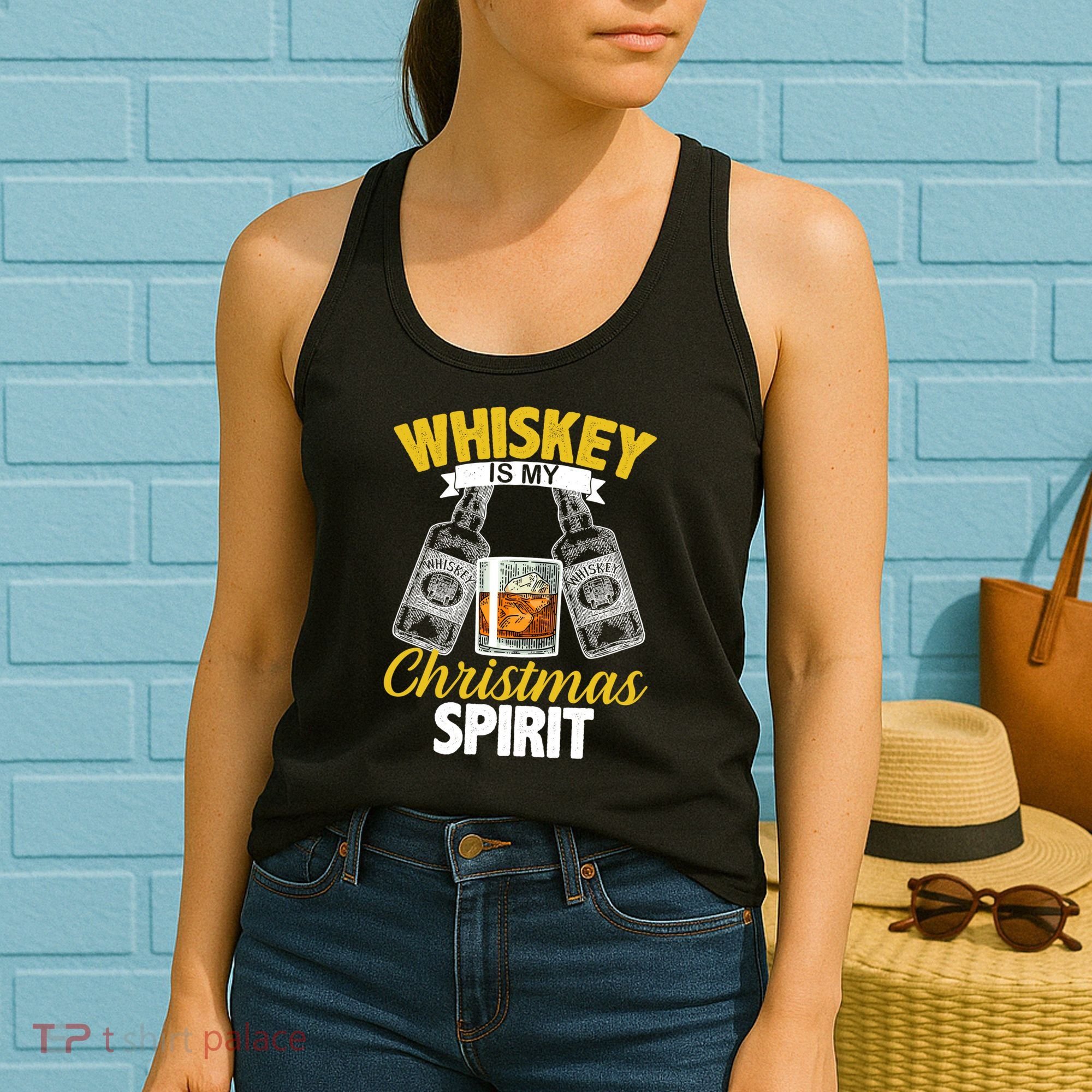 Whiskey Is My Christmas Spirit Women's Tank Top