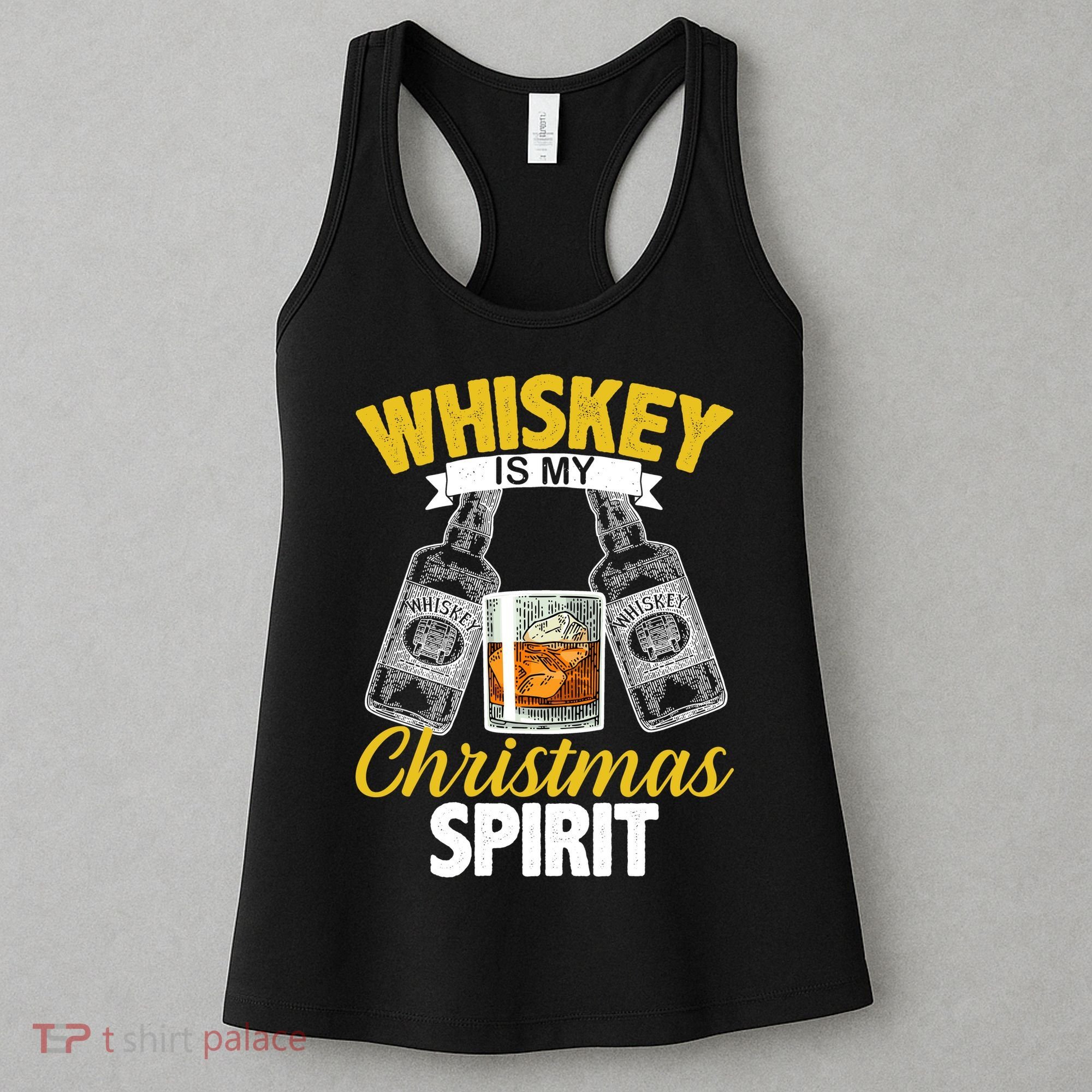 Whiskey Is My Christmas Spirit Women's Tank Top
