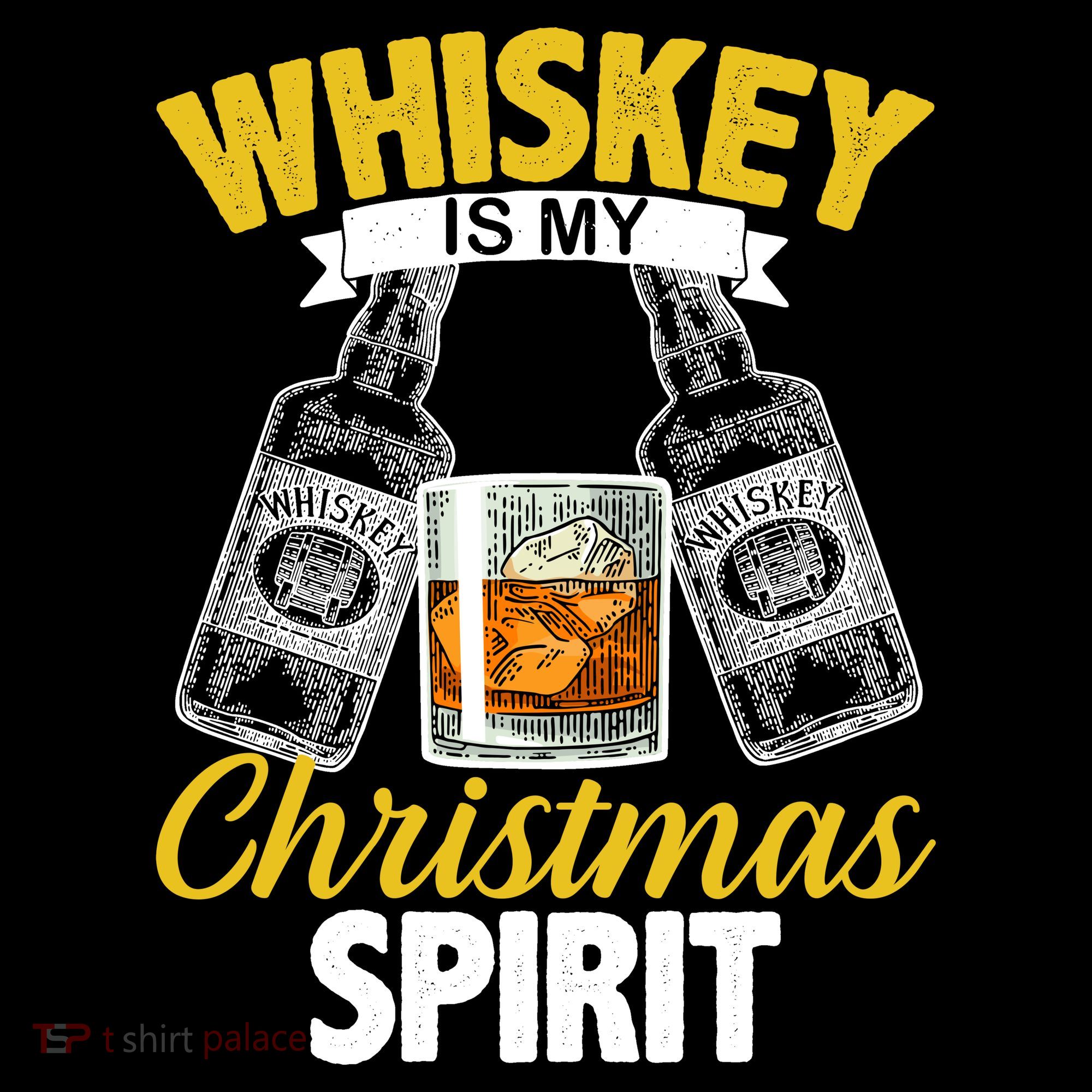 Whiskey Is My Christmas Spirit Women's Tank Top