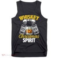 Whiskey Is My Christmas Spirit Tank Top thumb 0