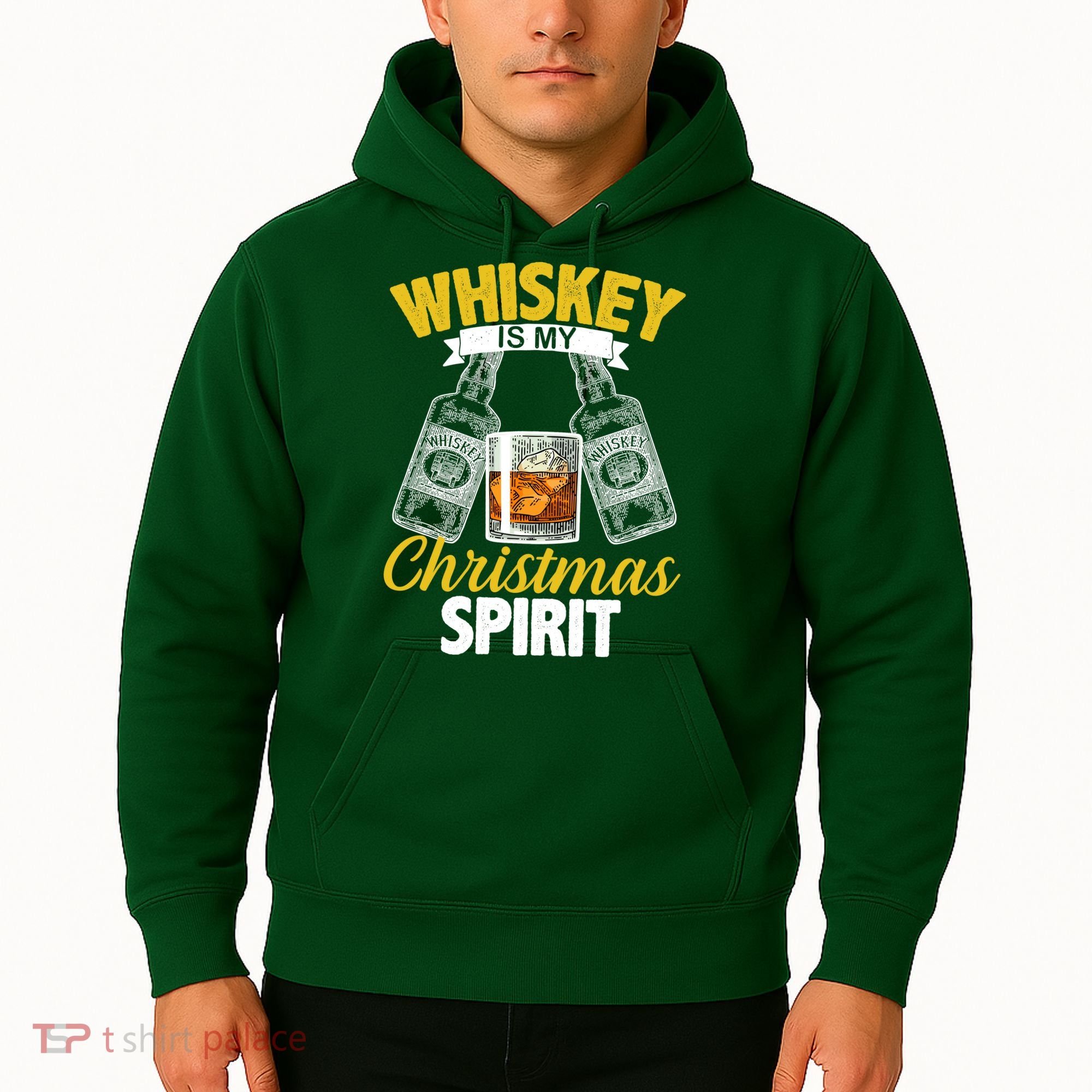 Whiskey Is My Christmas Spirit Hoodie