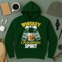 Whiskey Is My Christmas Spirit Hoodie thumb 3