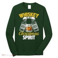 Whiskey Is My Christmas Spirit Long Sleeve Shirt thumb 0