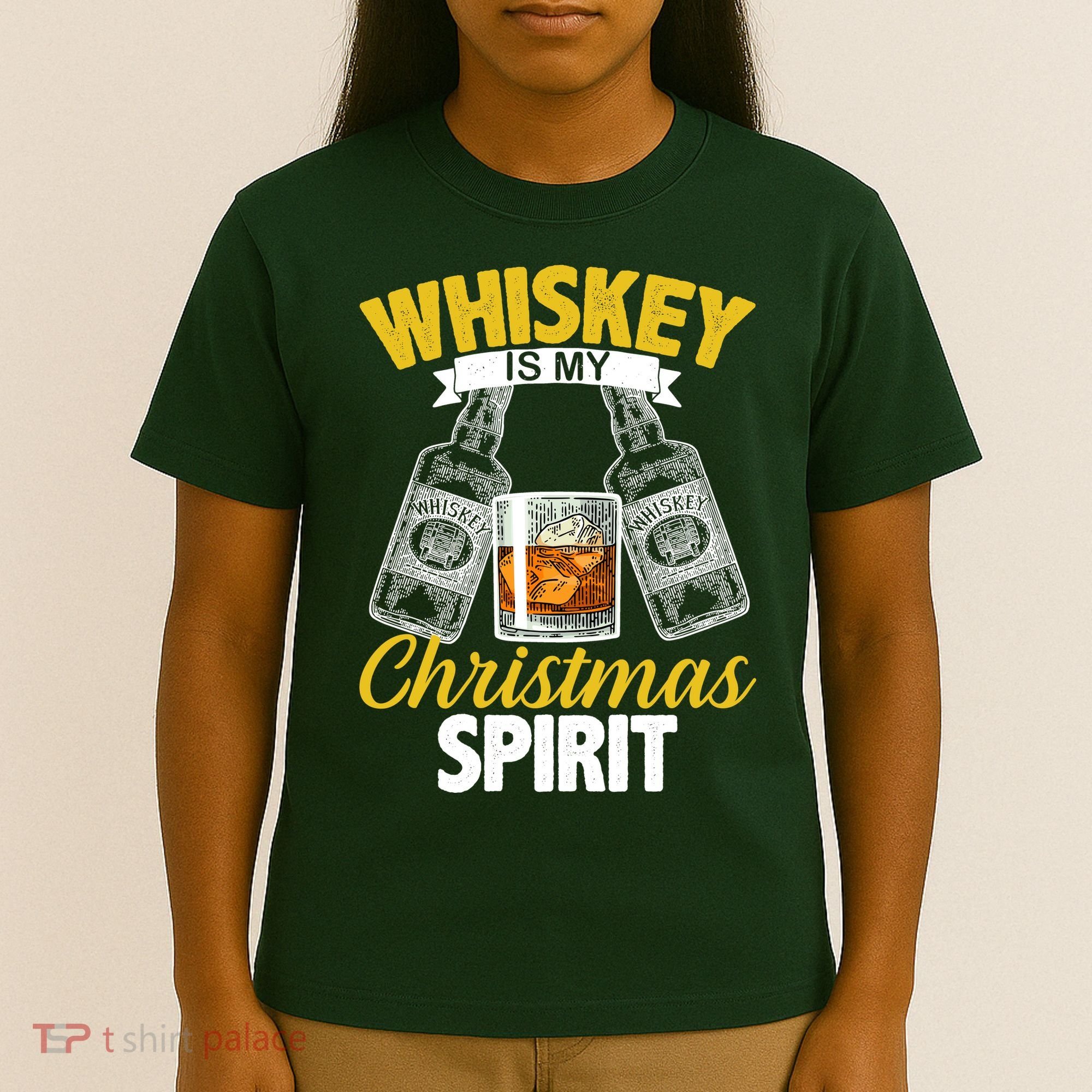Whiskey Is My Christmas Spirit T-Shirt