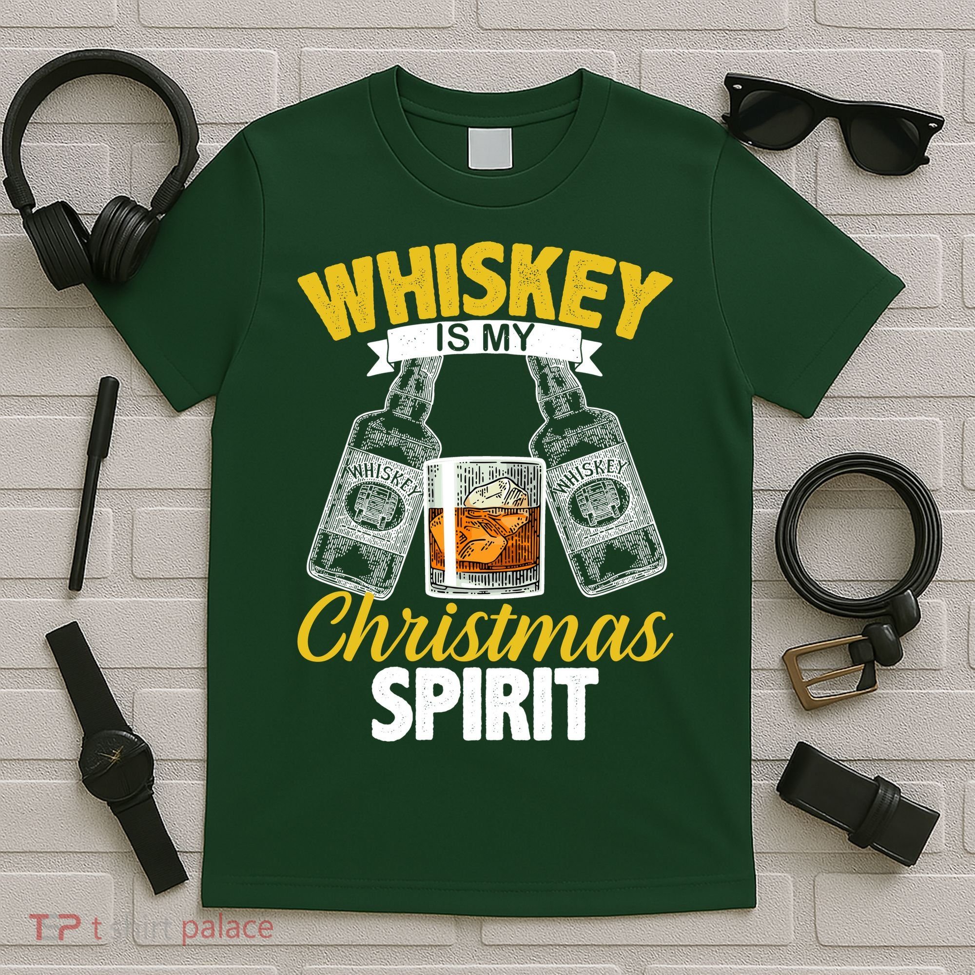 Whiskey Is My Christmas Spirit T-Shirt