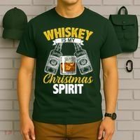Whiskey Is My Christmas Spirit T-Shirt thumb 6