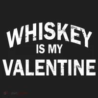Whiskey Is My Valentine Golf Towel thumb 3
