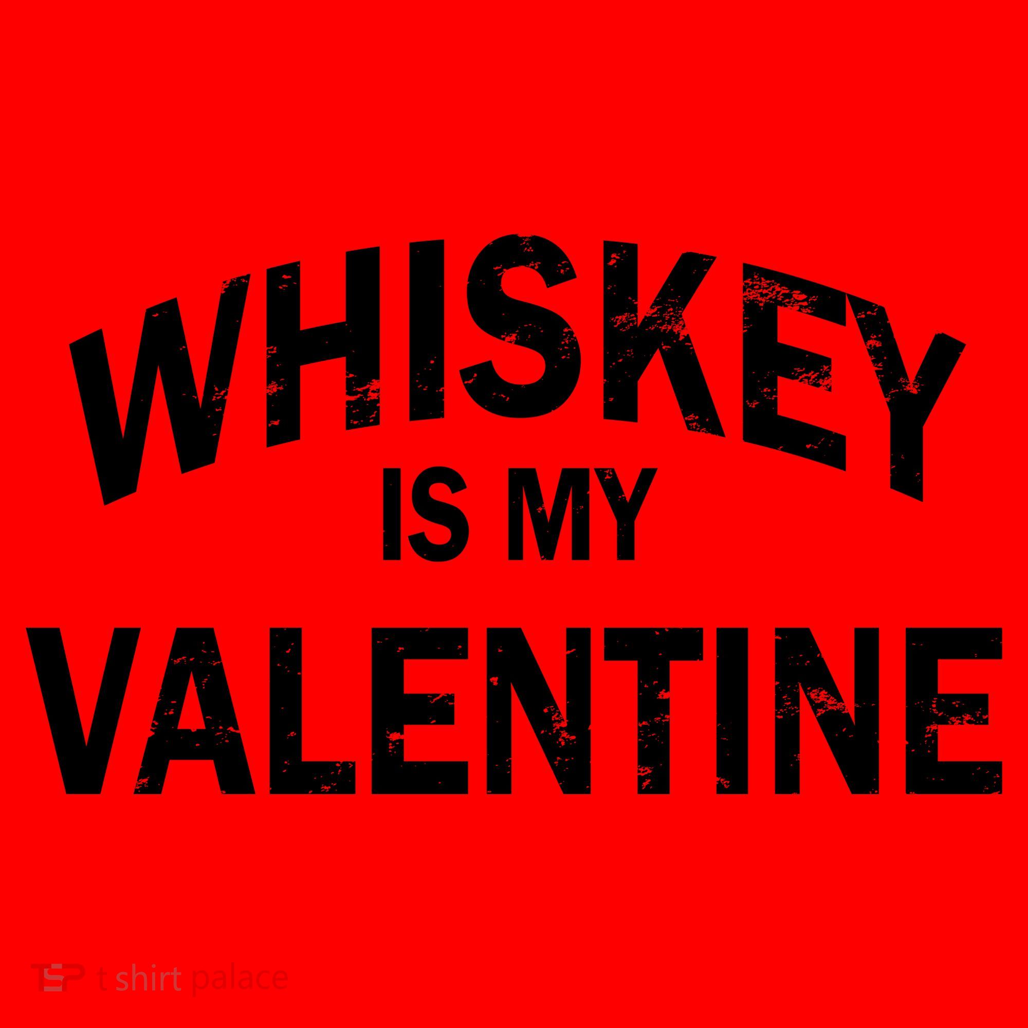Whiskey Is My Valentine Santa Hat