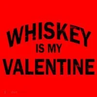 Whiskey Is My Valentine Santa Hat thumb 1
