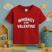 Whiskey Is My Valentine Toddler T-Shirt thumb 3