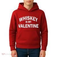 Whiskey Is My Valentine Kids Hoodie thumb 4