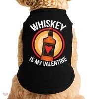Whiskey is my Valentine Funny Valentine's Day Doggie Tank thumb 0