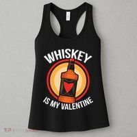Whiskey is my Valentine Funny Valentine's Day Women's Tank Top thumb 3
