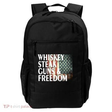 Whiskey Steak Guns And Freedom Backpack
