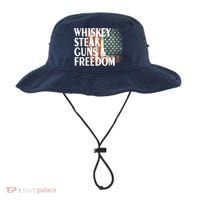 Whiskey Steak Guns And Freedom Bucket Hat thumb 0