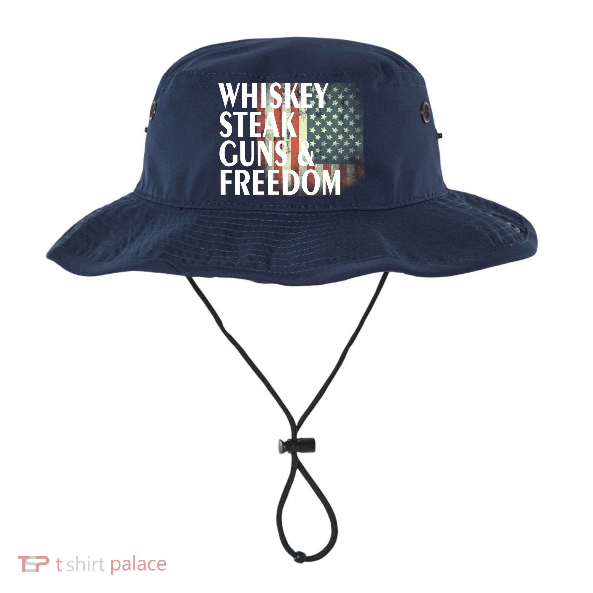 Whiskey Steak Guns And Freedom Bucket Hat