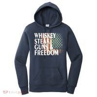 Whiskey Steak Guns And Freedom Women's Hoodie thumb 0