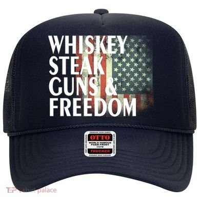 Whiskey Steak Guns And Freedom Hat