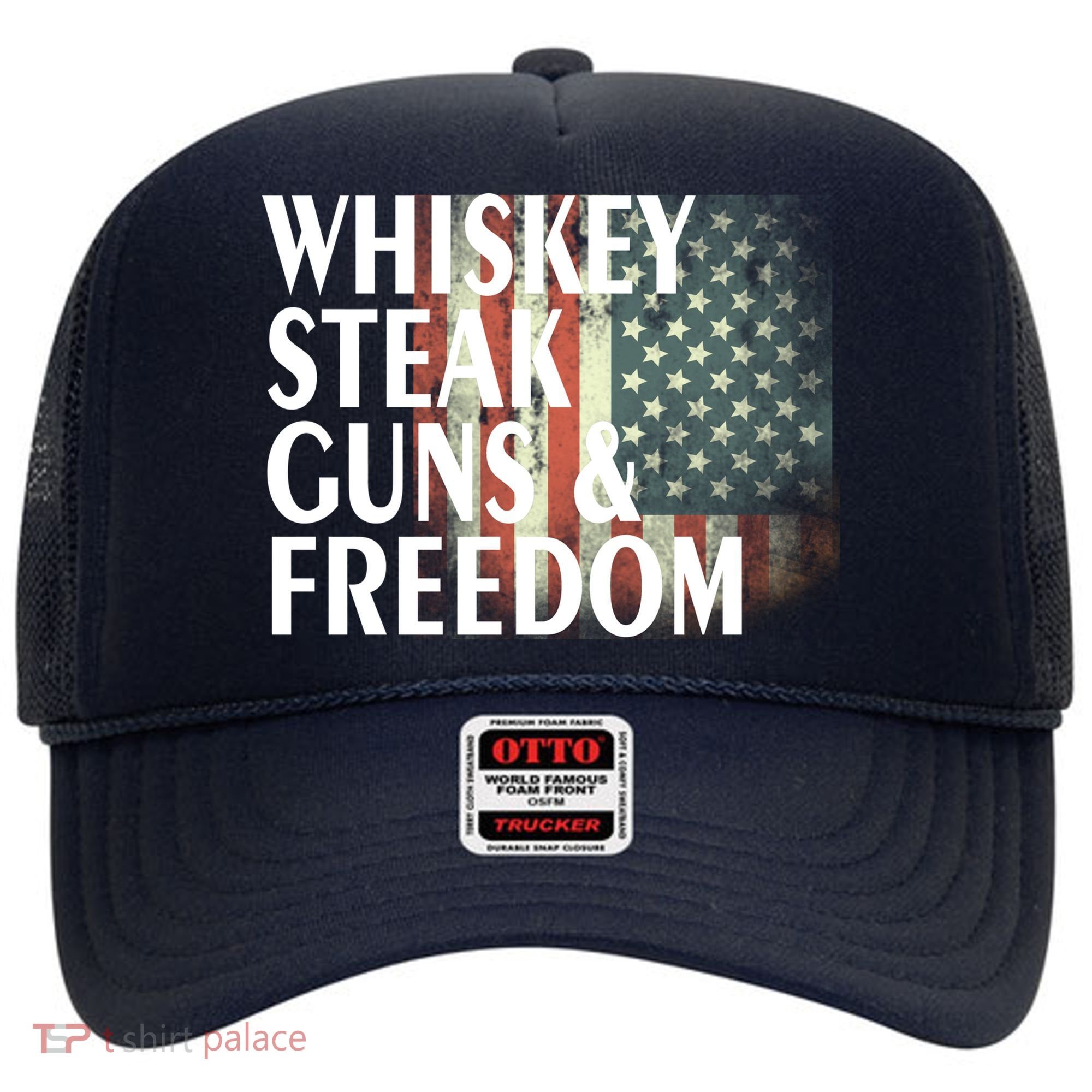 Whiskey Steak Guns And Freedom Hat