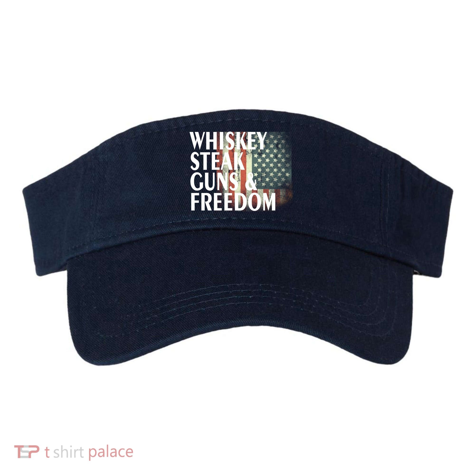 Whiskey Steak Guns And Freedom Visor