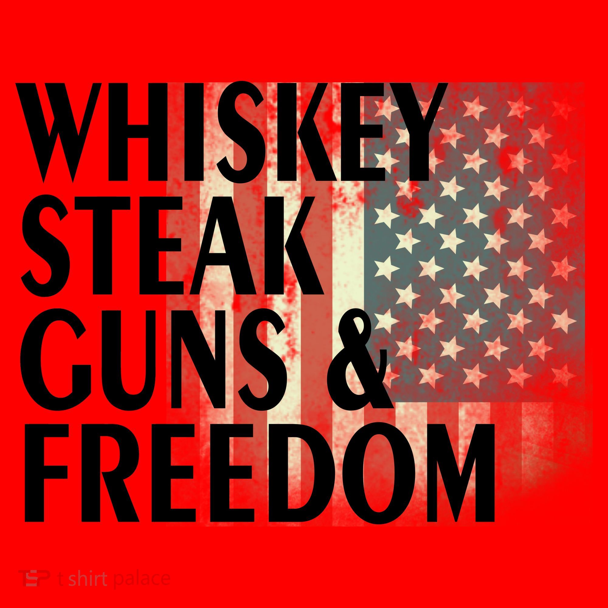 Whiskey Steak Guns And Freedom Santa Hat