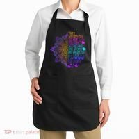 Whispered Back I Am The Storm Floral Apron thumb 2