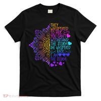 Whispered Back I Am The Storm Floral T-Shirt thumb 0