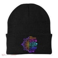 Whispered Back I Am The Storm Floral Beanie thumb 0