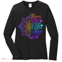 Whispered Back I Am The Storm Floral Women's Long Sleeve Shirt thumb 0