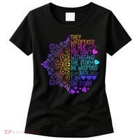 Whispered Back I Am The Storm Floral Women's T-Shirt thumb 0