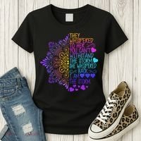 Whispered Back I Am The Storm Floral Women's T-Shirt thumb 3