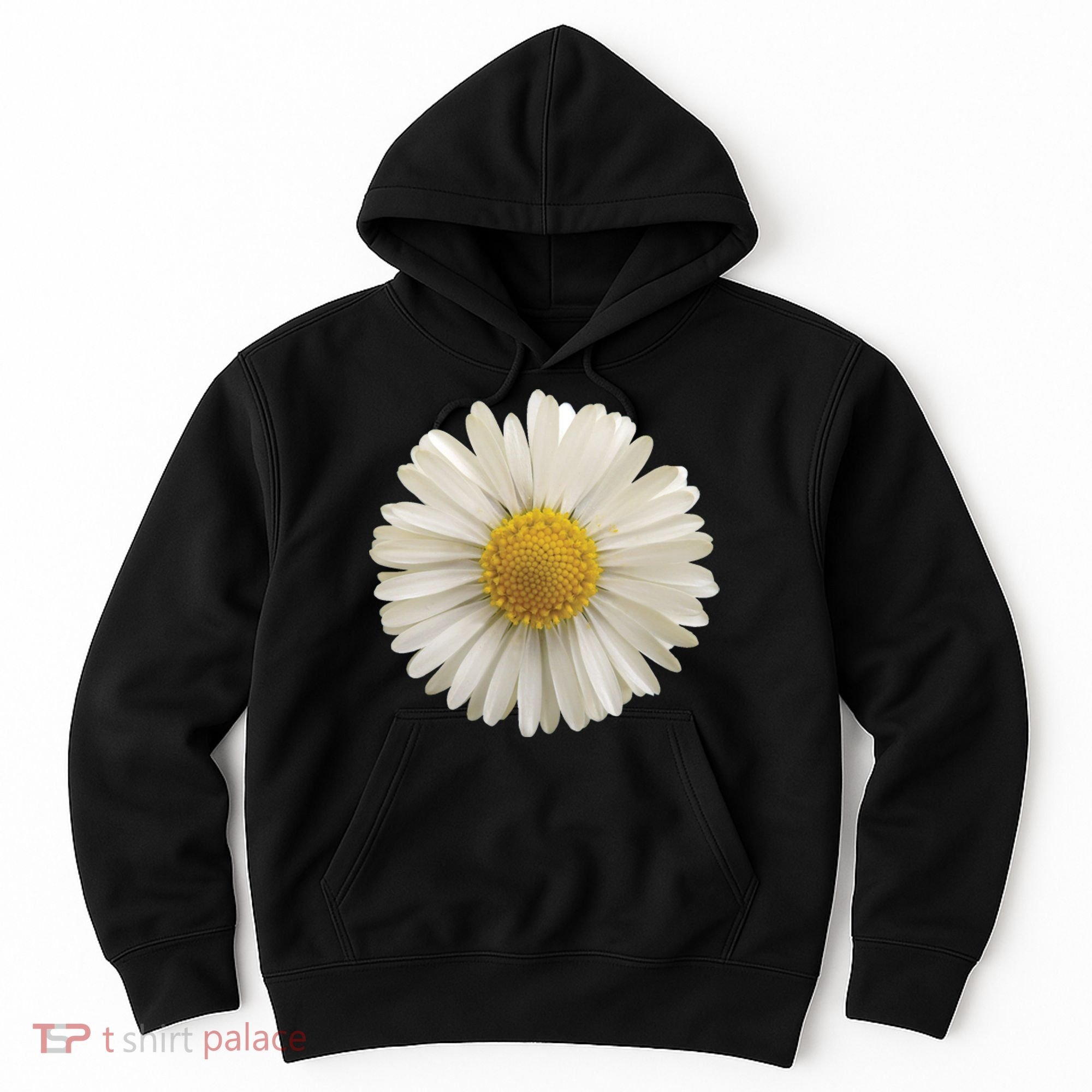White Daisy Hoodie