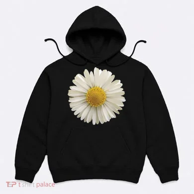 White Daisy Hoodie