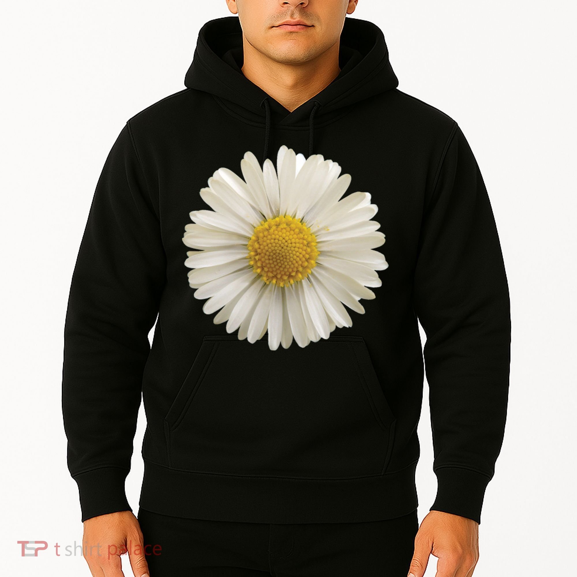 White Daisy Hoodie