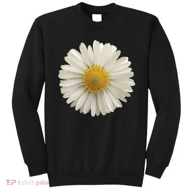 White Daisy Sweatshirt