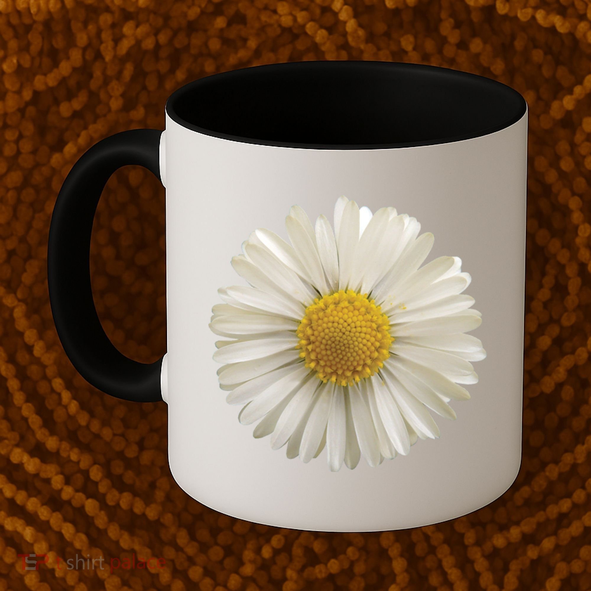 White Daisy Coffee Mug