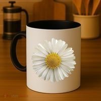 White Daisy Coffee Mug thumb 4