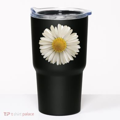 White Daisy Tumbler