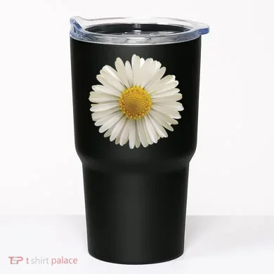 White Daisy Tumbler