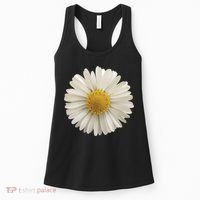 White Daisy Women's Tank Top thumb 0