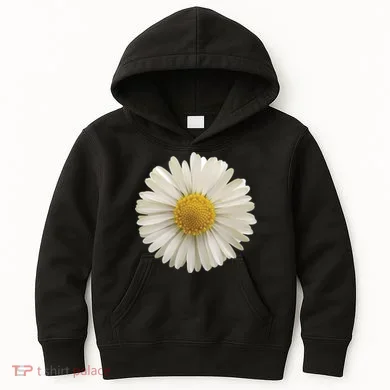 White Daisy Kids Hoodie