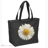 White Daisy Tote Bag thumb 2