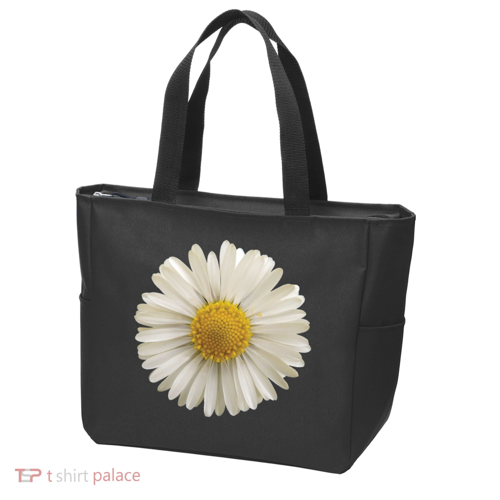 White Daisy Tote Bag