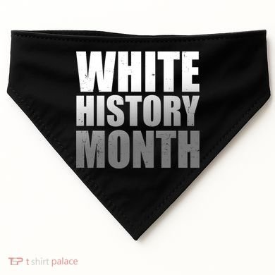 White History Month USA-Made Doggie Bandana