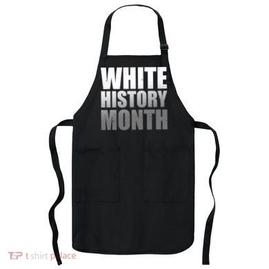 White History Month Apron